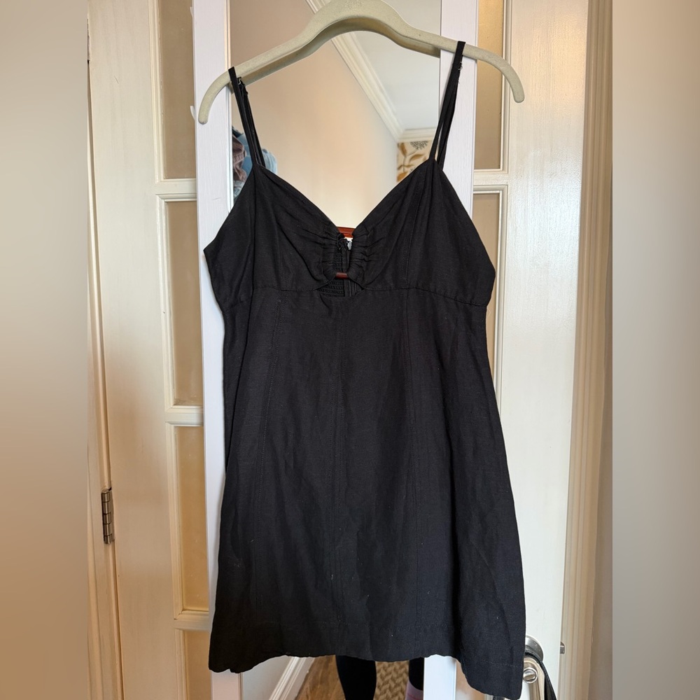 Anthropologie Black Mini Dress